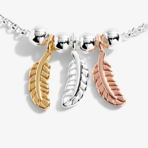 Three Tone Feathers Anklet