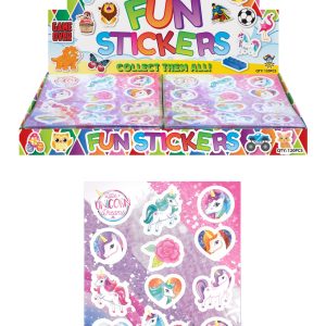 Unicorn Sticker Sheets (10cm x 11.5cm)
