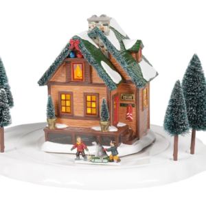 Winter Wonderland Cabin Snow Village Department 56