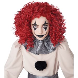 Curly Corkscrew Clown Wig