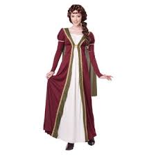 Womens Medieval Maiden Costume-Small