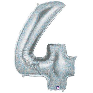 4H – 40″ Number Four – Holographic