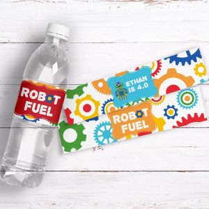 Robot Bottle Wraps